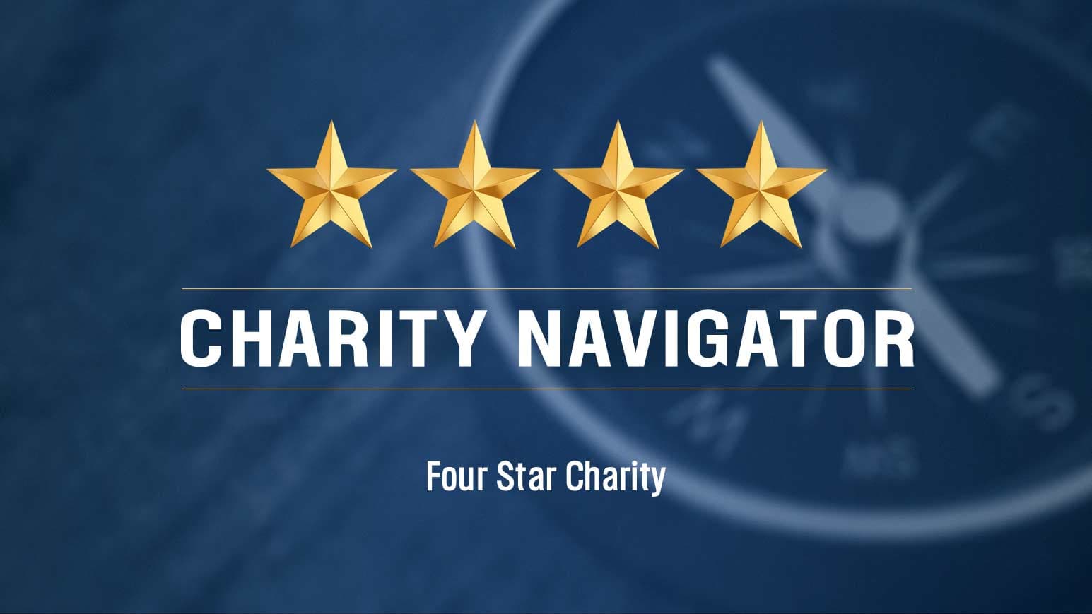 We Were Just Named a Four Star Charity!