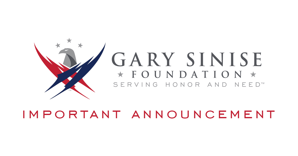 A Message from the Gary Sinise Foundation