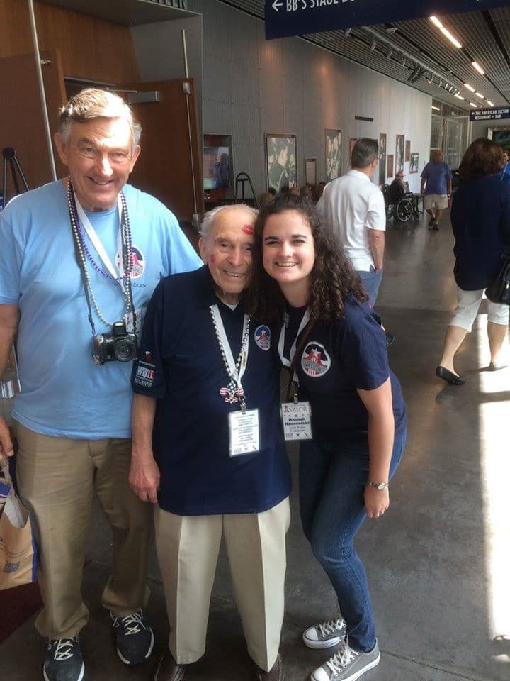 Hannah and WWII vet