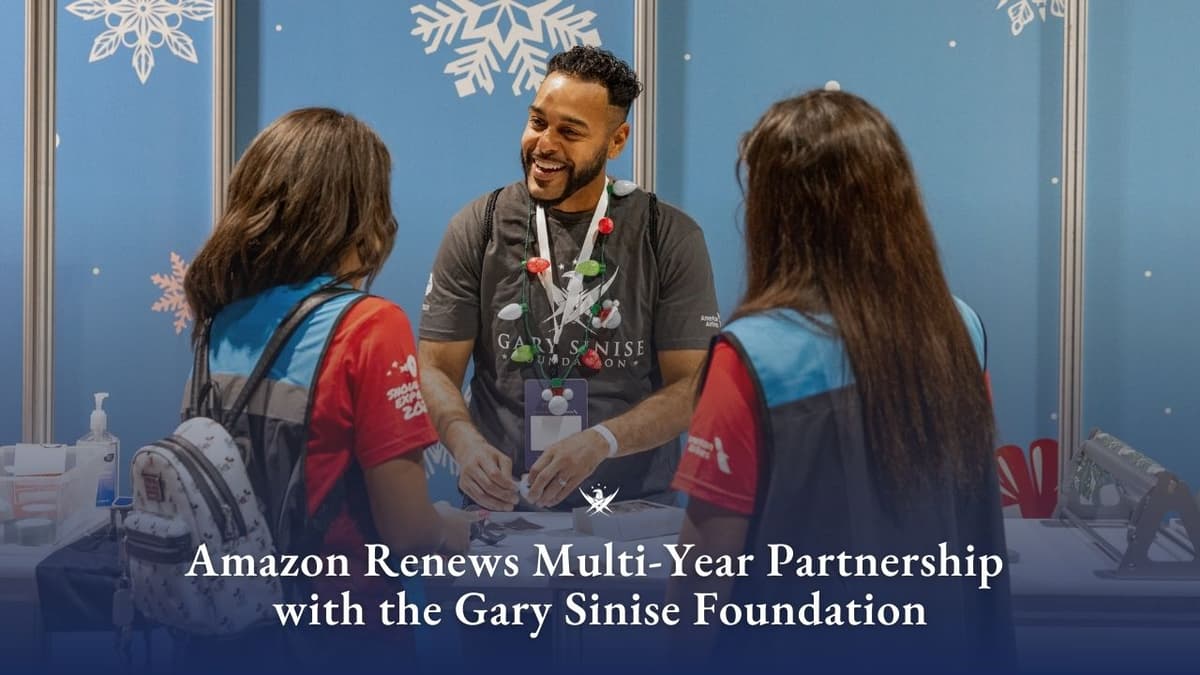 Amazon Renews Multi-Year Partnership with the Gary Sinise Foundation