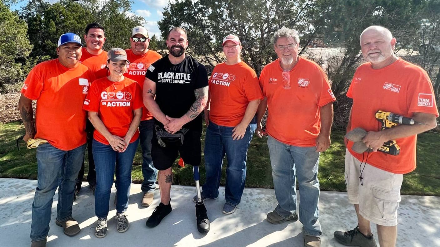 Team Depot Event a Huge Success at Derick Carver's New R.I.S.E. Home!