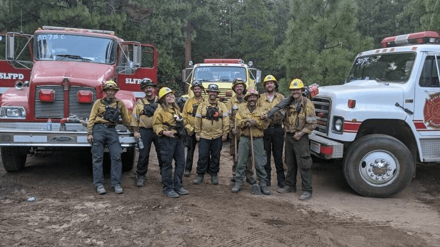 Milford Volunteer Fire Department in California employing new wildland firefighting gear