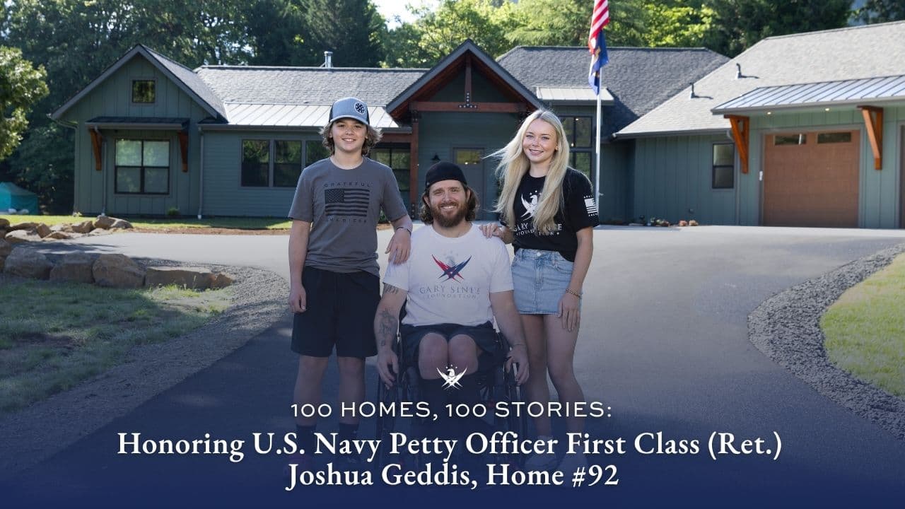 100 Homes, 100 Stories: Honoring PO1 Joshua Geddis, Home #92