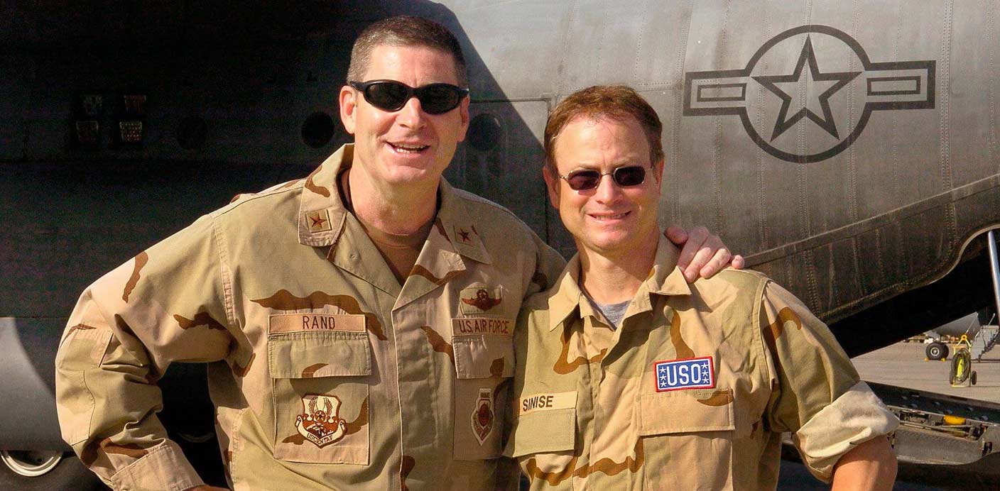 Robin Rand with Gary USO