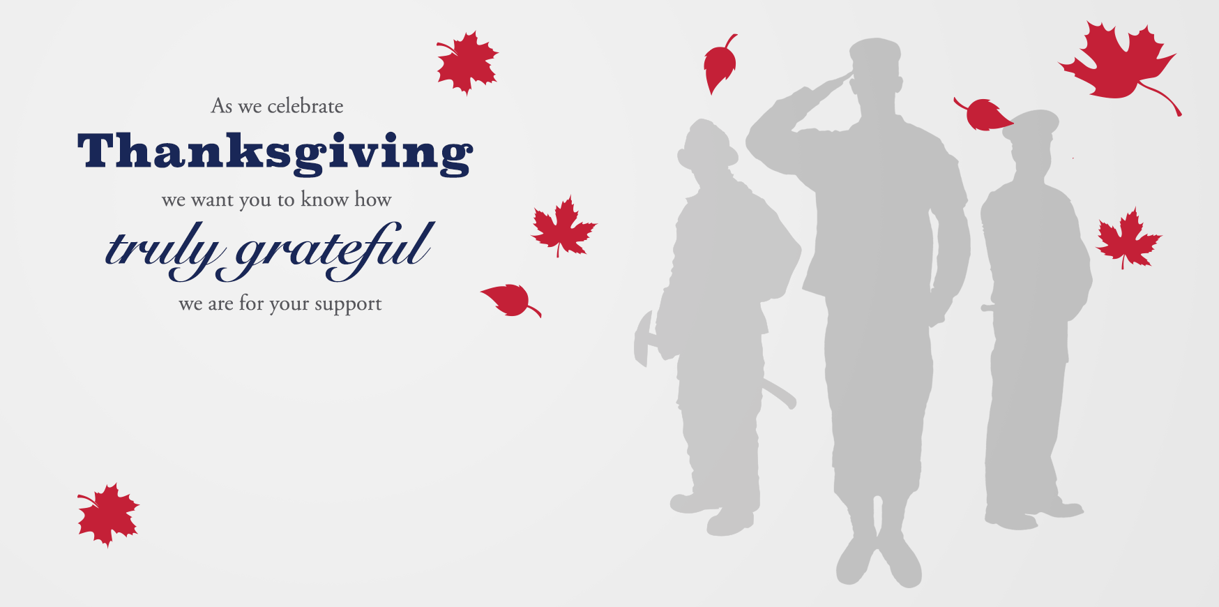 We're So Thankful for You, Our GSF Family